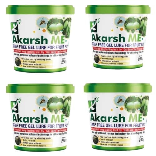 Akarsh ME Lure Pest Control for Fruit Fly Trap Gel | Safe, Non-Toxic (Pack of 4)