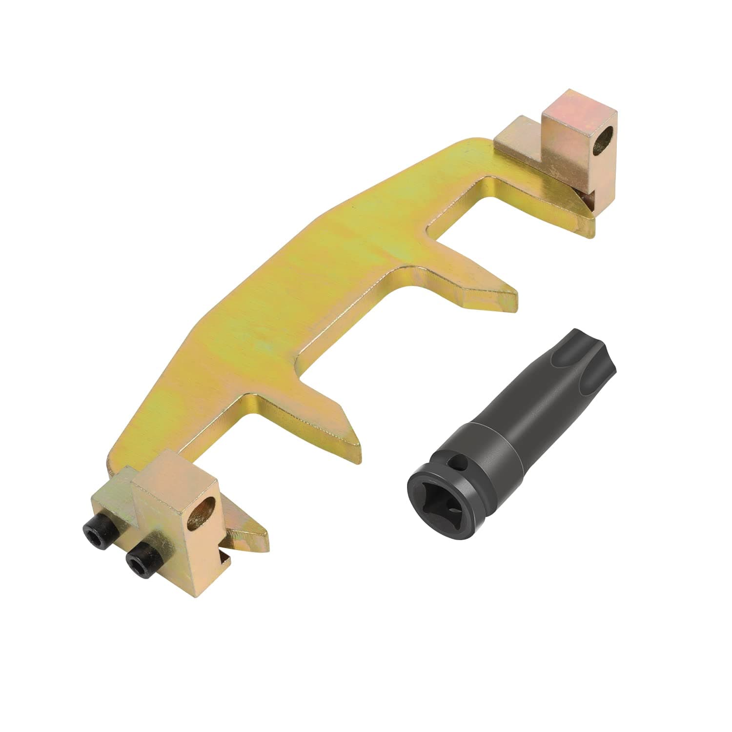 CMTOOL Engine Timing Tool Portable Camshaft Locking Tool Camshaft Fixing Tool with T100 Camshaft Socket Compatible with Mercedes-Benz M271 C200 C180 E260