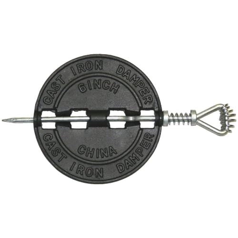 US Stove D6 Cast Iron Damper, 6-Inch