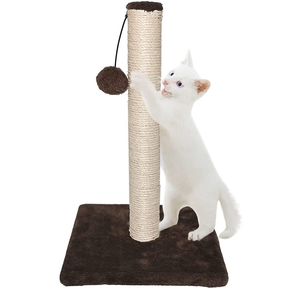 Ram® Large Cat Scratching Post Cat Tree Post Tree 40cm Brown