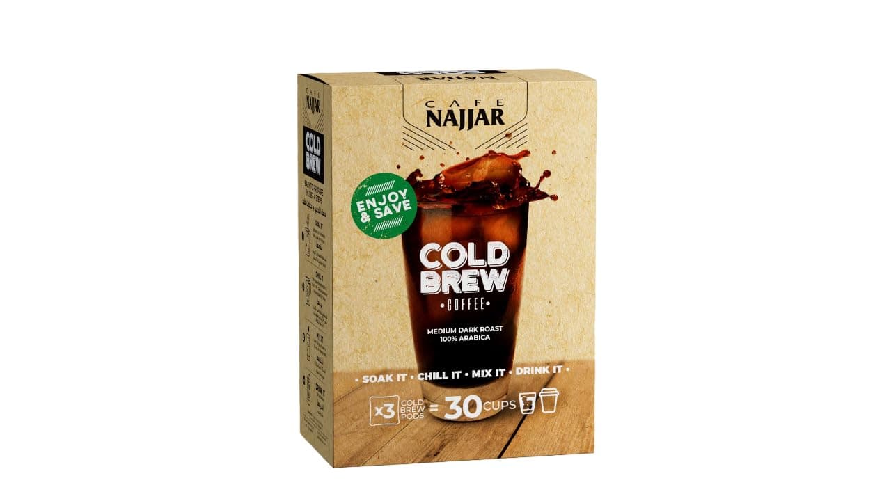 Cold Brew Medium Dark Roast Coffee Pods 85g, Pack of 3