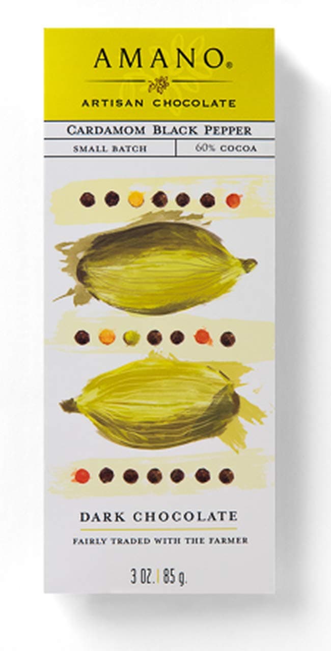 Amano Cardamom Black Pepper Dark Chocolate