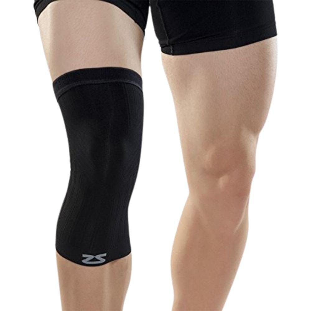 Zensah Unisex's Compression Knee Sleeve-Black, Small/Medium