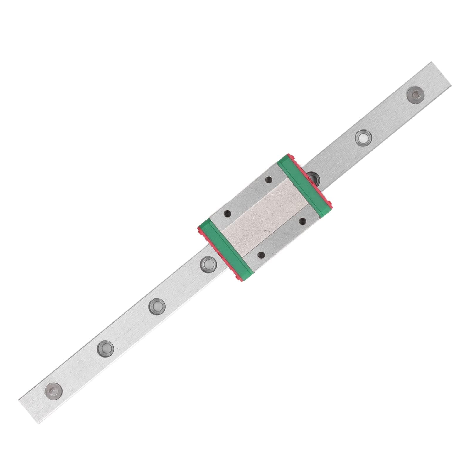 Linear Motion Rail Guide, High Strength Full Sealing Accurate Cutting Burr Free Interchangeable Miniature Linear Rail Slide for Solar Equipment (MGN12H-200)