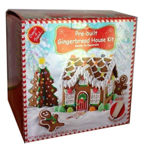 Create-a-treat Pre-built Gingerbread House, Deluxe Model