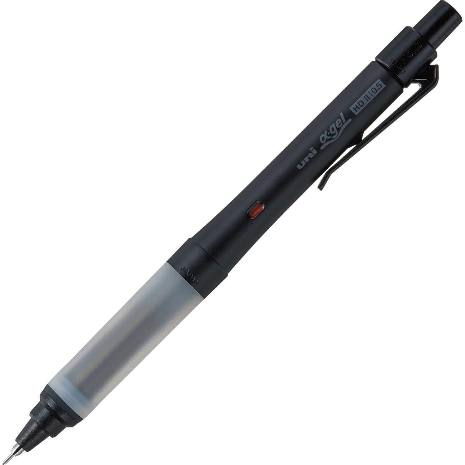 三菱鉛筆 Uni Alpha-Gel Switch Mechanical Pencil, 0.5 mm, Black Body (M51009Gg1P.24)