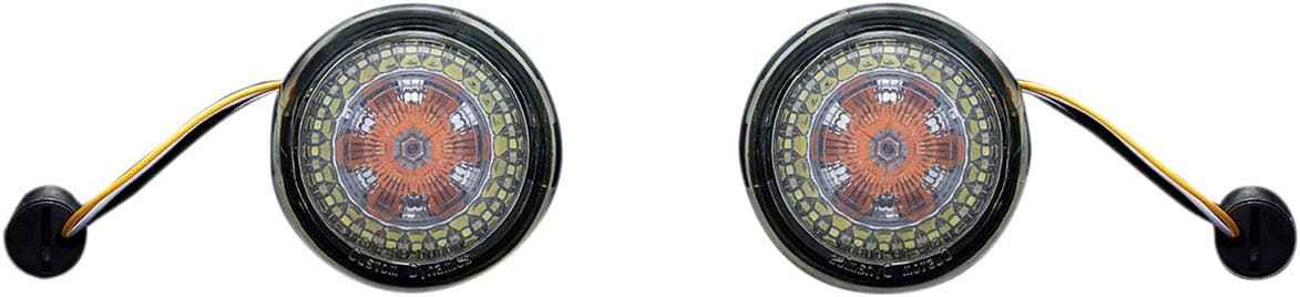 Custom Dynamics ProBEAM Amber/White Dynamic Ringz with Smoked Lenses