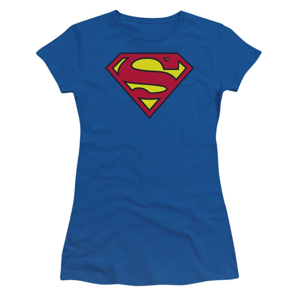 Juniors: DC Comics - S Shield Juniors (Slim) T-Shirt Size M