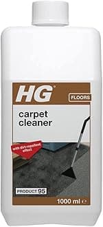 HG Carpet & Upholstery Cleaner with Dirt Repellent, Product 95, Removes Grime Quickly and Thoroughly for Most Types of Fabrics – 1L (151100106)