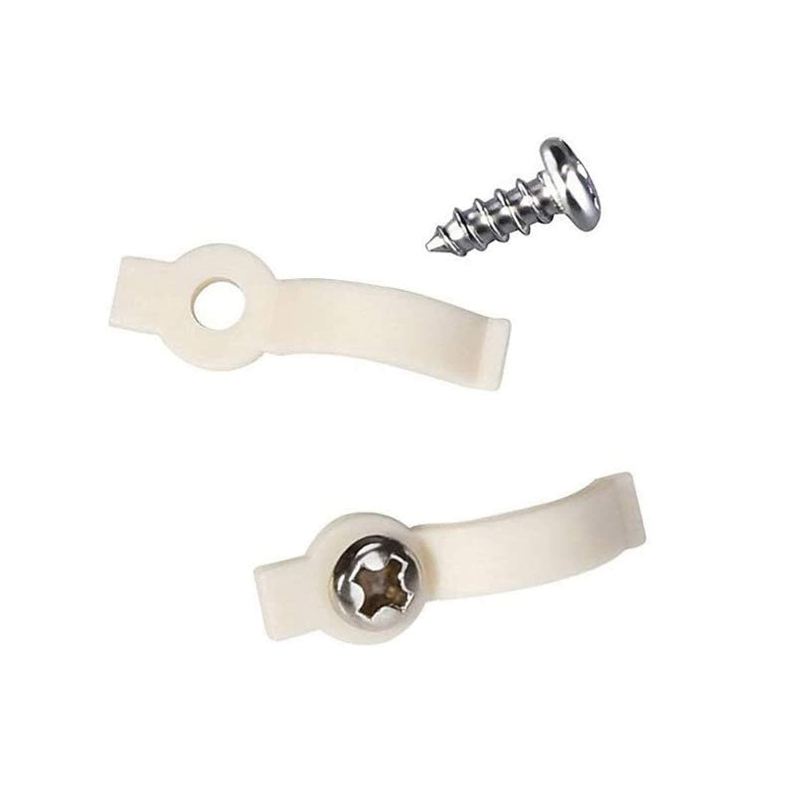 LINGLING 100pcs LED Strip Clips-LED Strip Light Mounting Brackets, PCB/Transparent One Side Fixing Clips for 8mm/10mm/12mm Wide 5050 LED Strip Light (for PCB Waterproof 8mm)