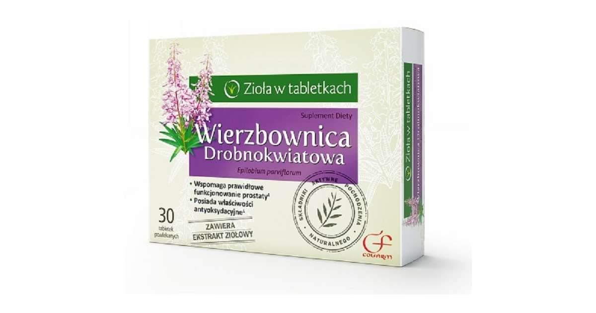 HOARY WILLOWHERB - 60 Tablets - Supports Correct Functioning of Prostate - Has antioxidative Properties - Cleanses The Body - Natural !!!