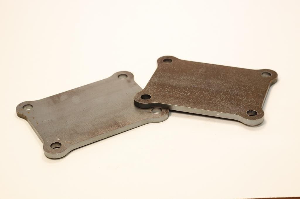 Liquid Iron Industries LS-MMP-4 - GM LS Motor Mount Plates, 4 Bolt Iron Block