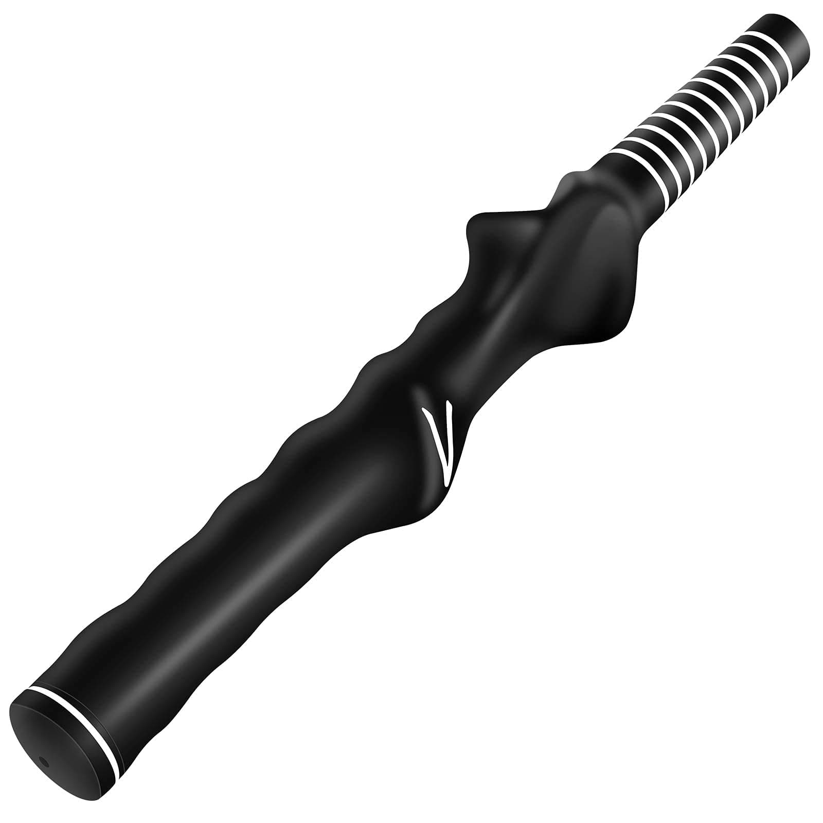Golf Club Grip, Golf Swing Trainer Training Grip, Left and Right Hand Auxiliary Practice Teaching Aids ( Black）