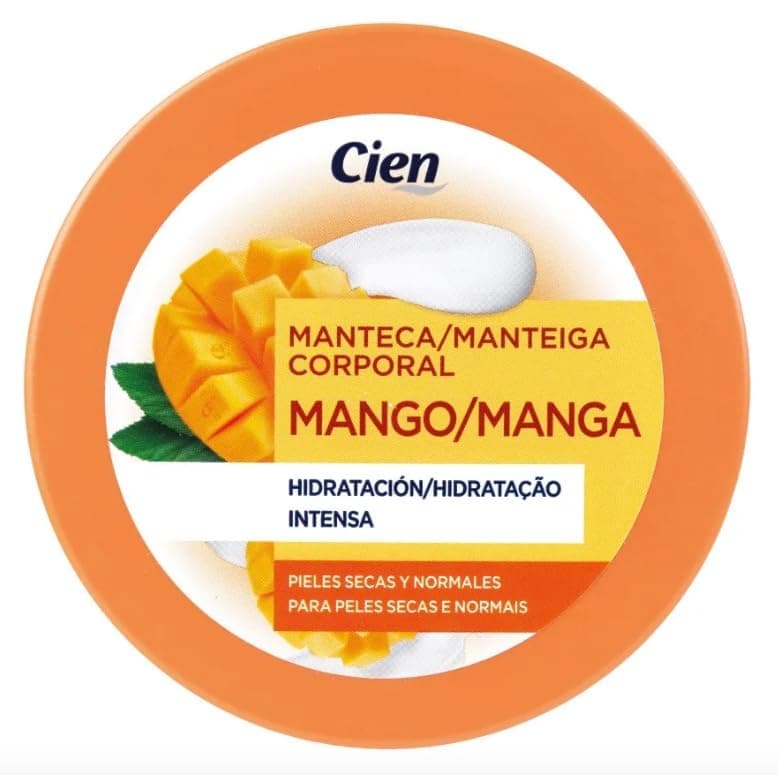 Cien - Body Butter 400 ml. Mango. Intensive hydration. Dry and normal skin.
