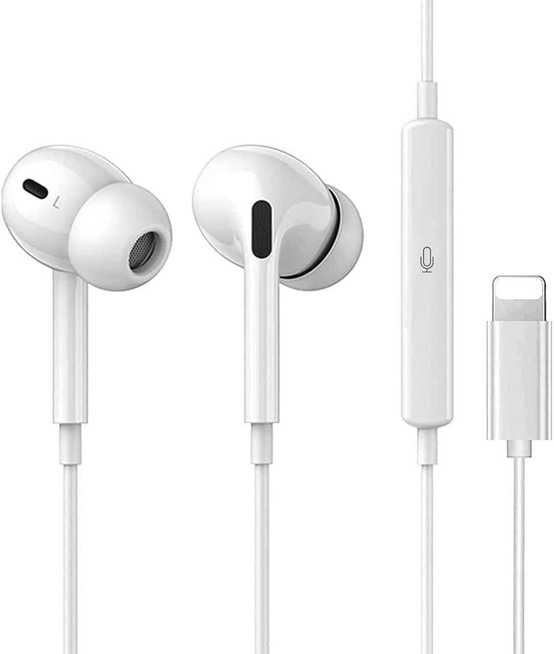 Wired Headphones with Microphone and Volume Control, Bluetooth 5.0 and Active Noise Cancellation Earphones in Ear Headphones Compatible with iPhone 8/8plus X/Xs/XR max/14/12/11pro/SE