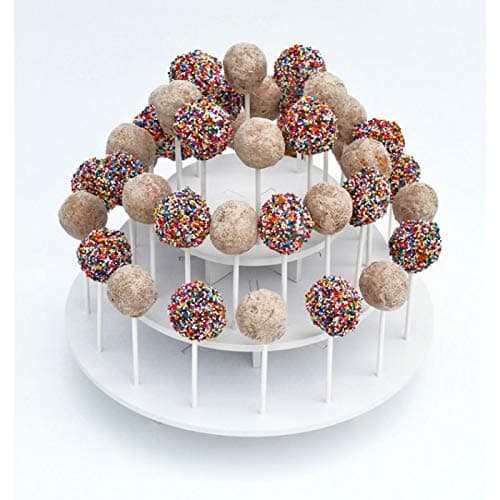 3-Tier Plastic Lolipop Cake Pop Display Stand, Multicolour