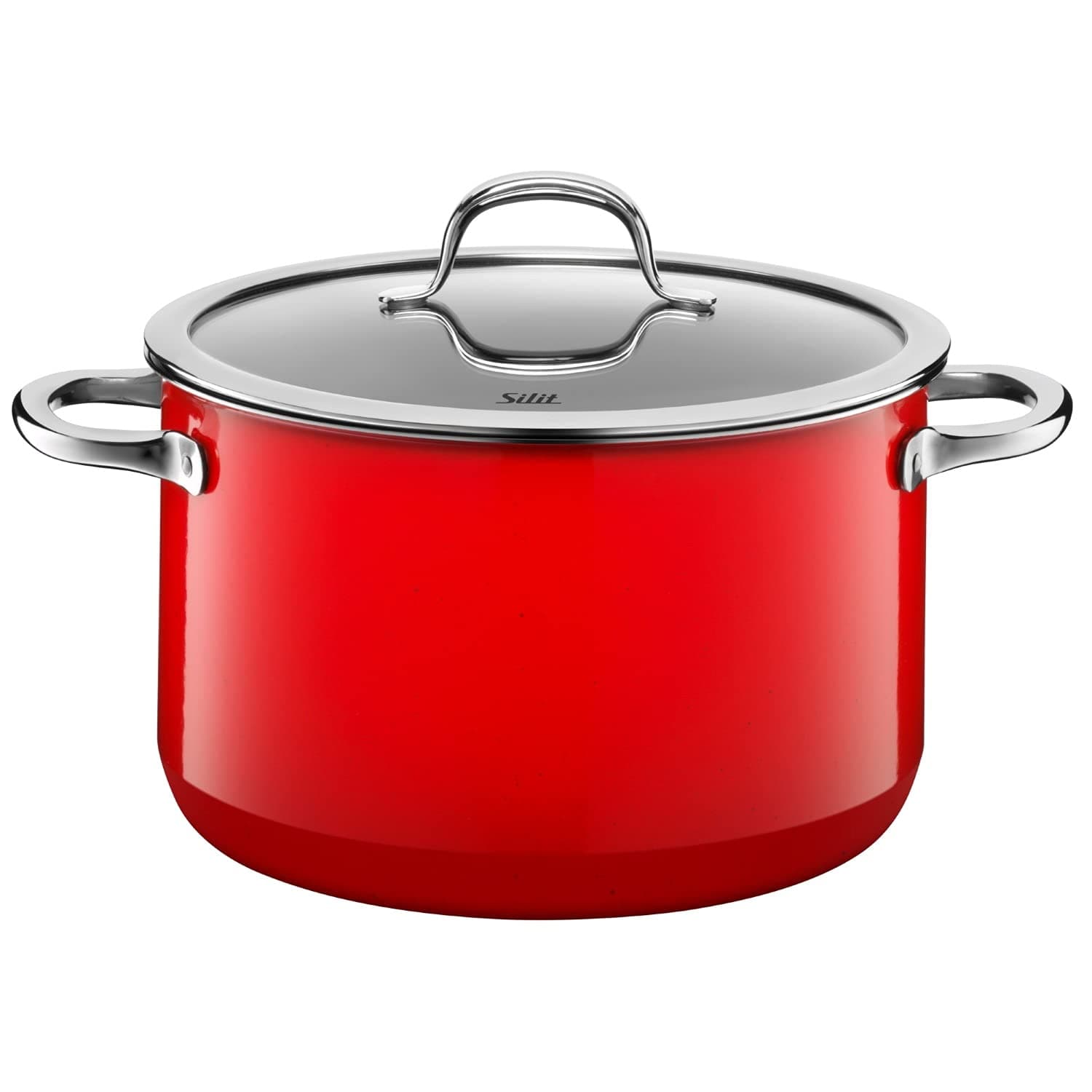 Passion High Casserole with Lid, Red, 24 cm