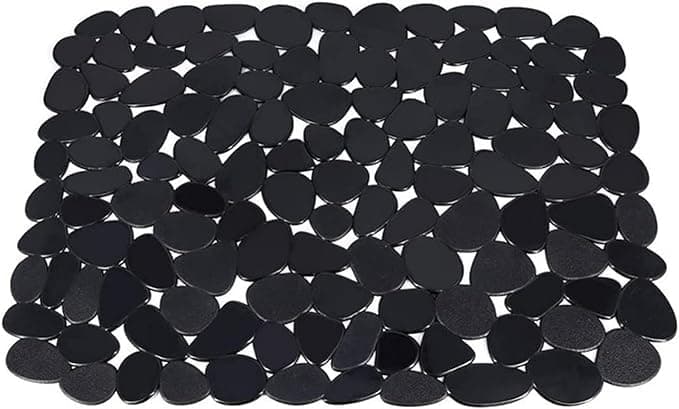 Kitchen Sink mat Set for Bottom of Kitchen Sink, Adjustable PVC Sink Mat Protector for Stainless Steel/Porcelain Sink, Quick Draining Dish Drying Mat (15.8inch x 12inch)