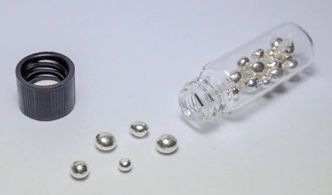 Silver Metal 99.99% Pure Element 47 Ag Chemistry Sample - Science experiment - Chemistry kit - Periodic Table, Element Collection, Transition Metals