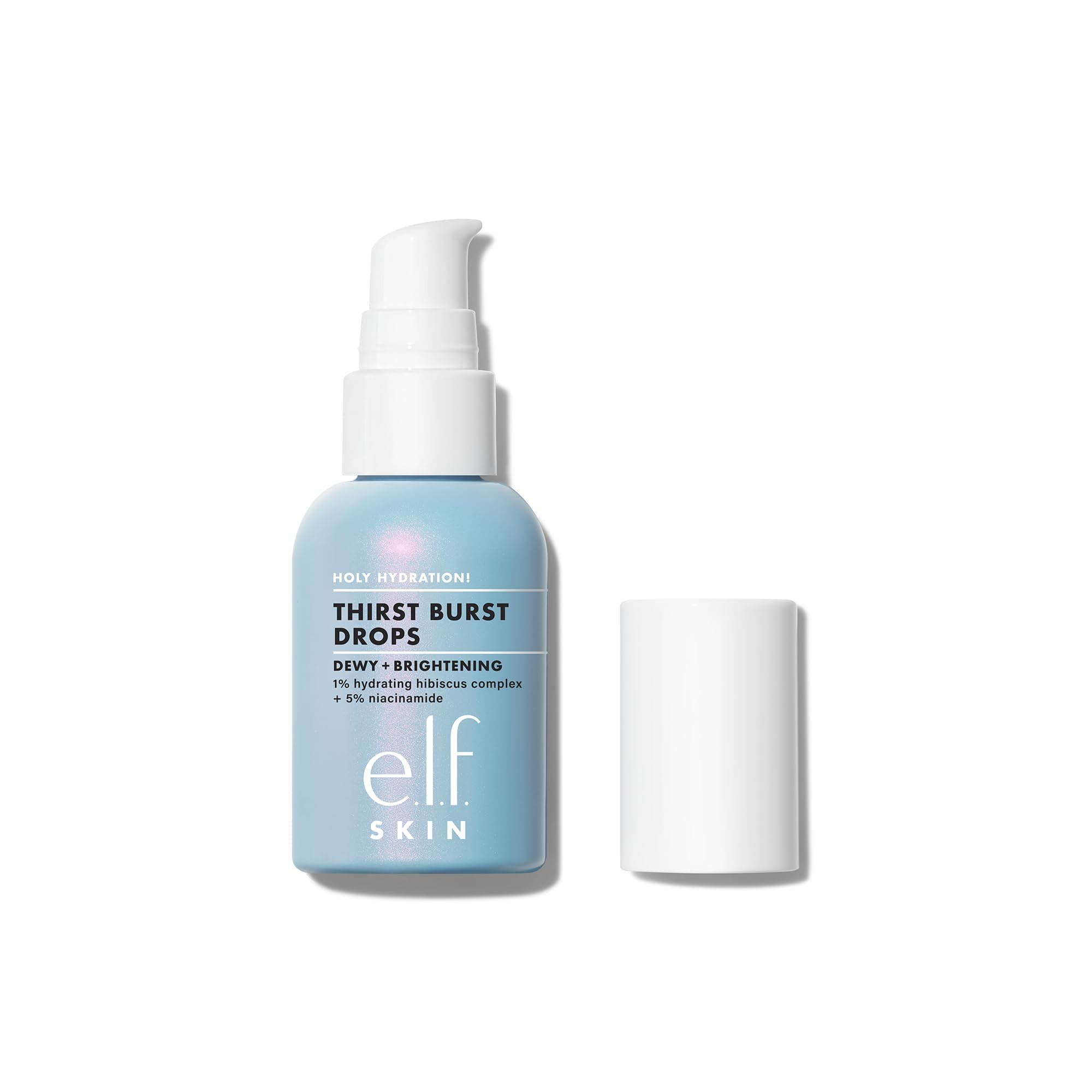 Holy Hydration! Thirst Burst Drops, Gel Serum Drops, For a Dewy, Plump Complexion, Non-Greasy Feel, With Hyaluronic Acid & 5% Niacinamide, Vegan & Cruelty-Free