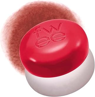 fwee Blurry Pudding Pot | Airbrushed Blush & Lip, Buildable & High Pigment, Long-lasting, Lightweight, Natural Soft Matte Finish, Satin Finish Blurring Blush - Fav (Tanned Brown) | 0.17 oz