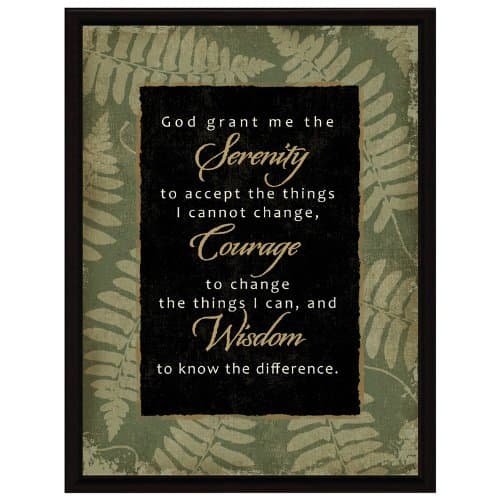 God Grant Serenity (8515) Framed Wall Plaque