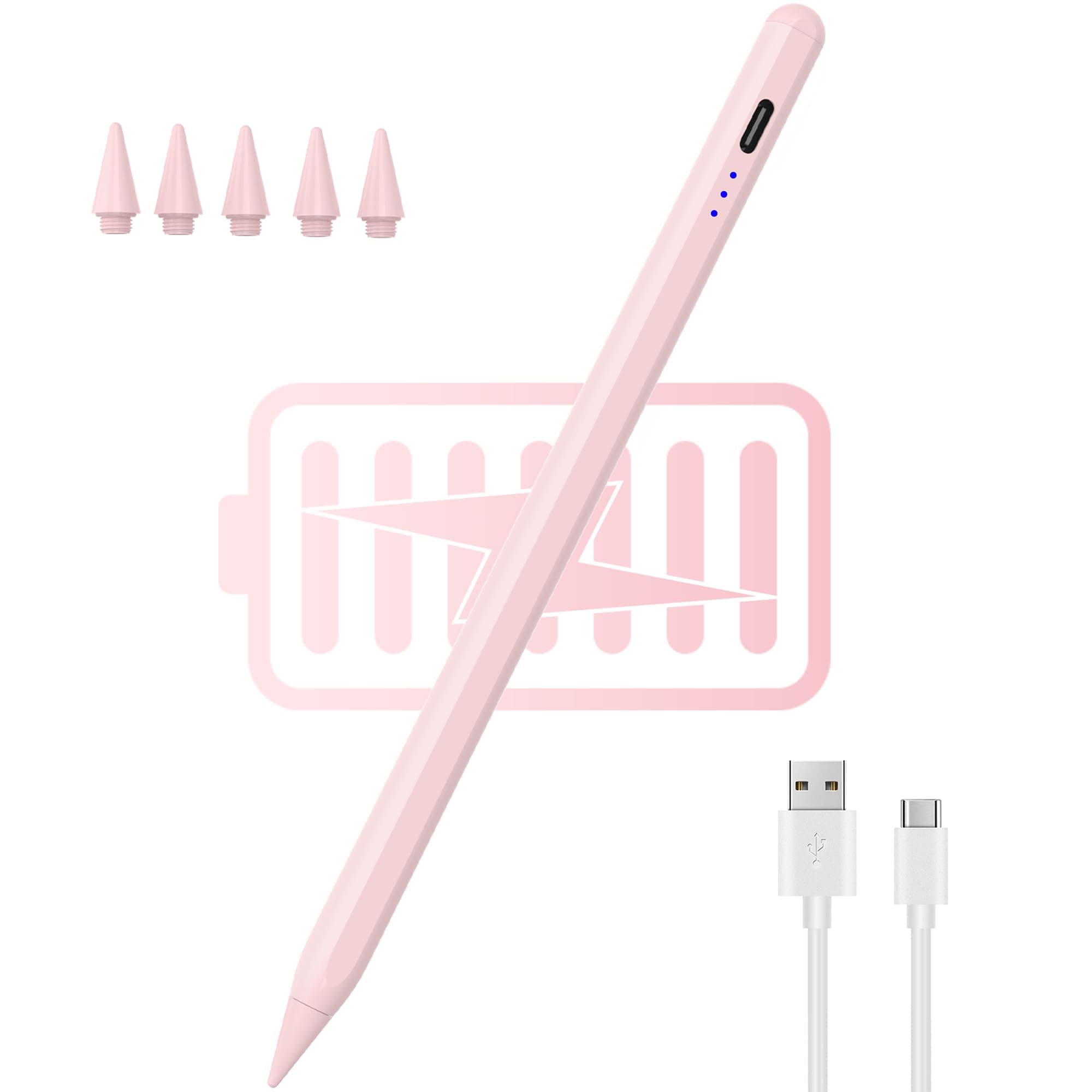 Stylus Pen for ipad,with Palm Rejection,Tilt,Magnetic Function, Active Pencil Compatible with (2018-2021) Apple iPad Pro (11/12.9 Inch) iPad 6th/7th /8th Gen,iPad Mini 5th Gen,iPad Air 3rd/4rd Gen