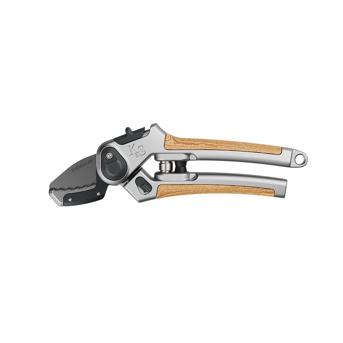 Kent & Stowe Eversharp Anvil Secateurs, Black