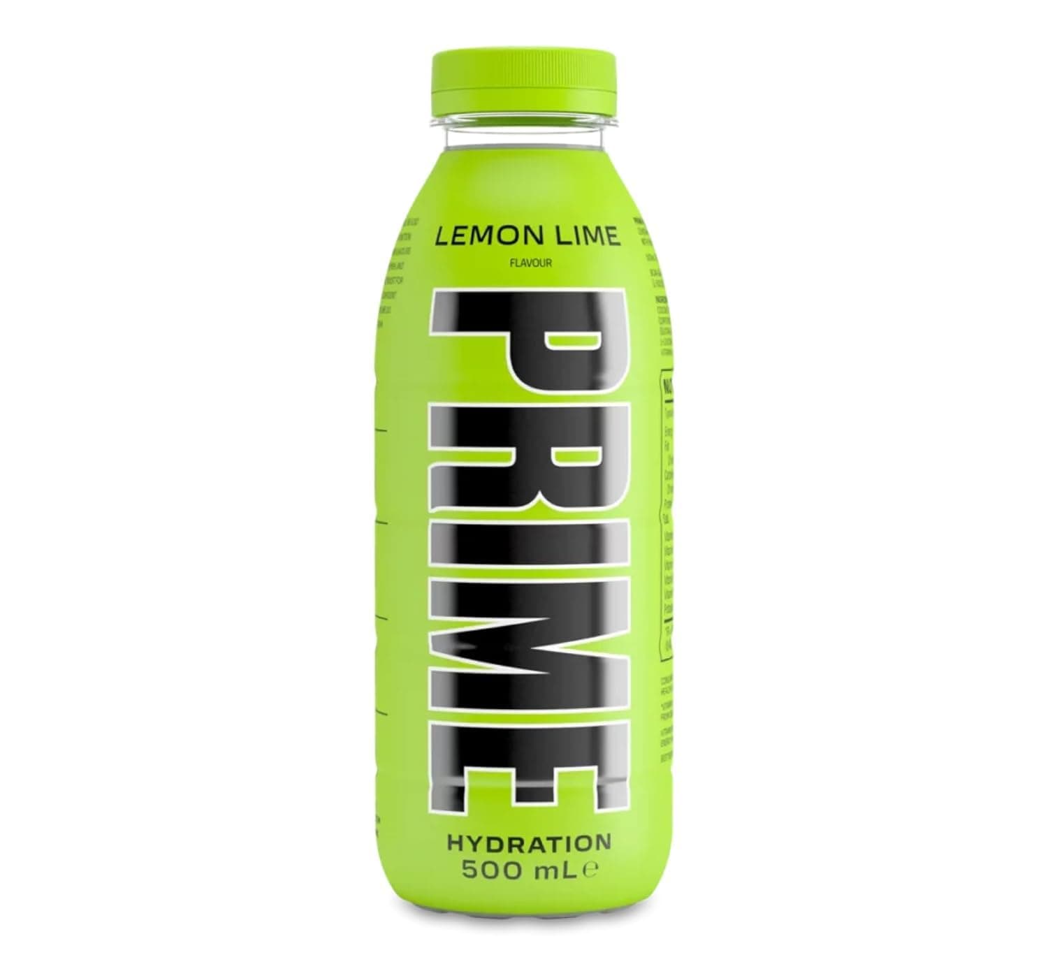 Prime Lemon Lime Hydration Drink, 16.9 fl oz / 500 ml