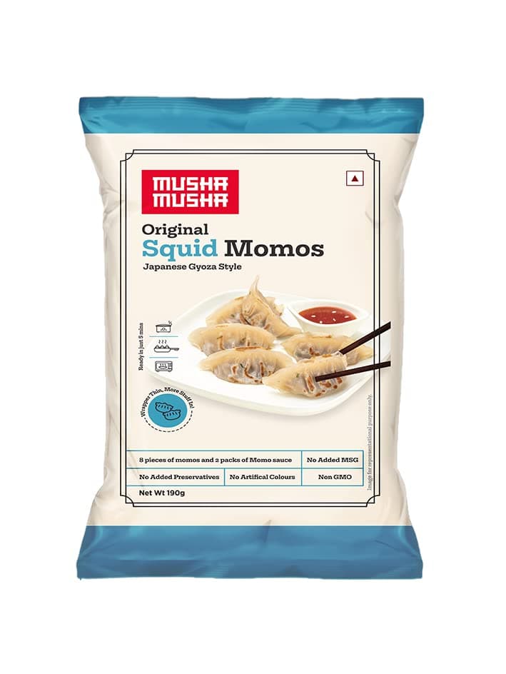 Musha Musha Original Squid Momos, 190 g