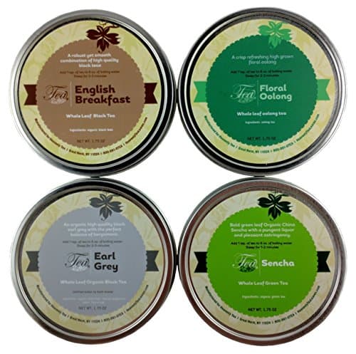 Heavenly Tea Leaves Classic Loose Leaf Tea Sampler, 4 Classic Loose Leaf Teas