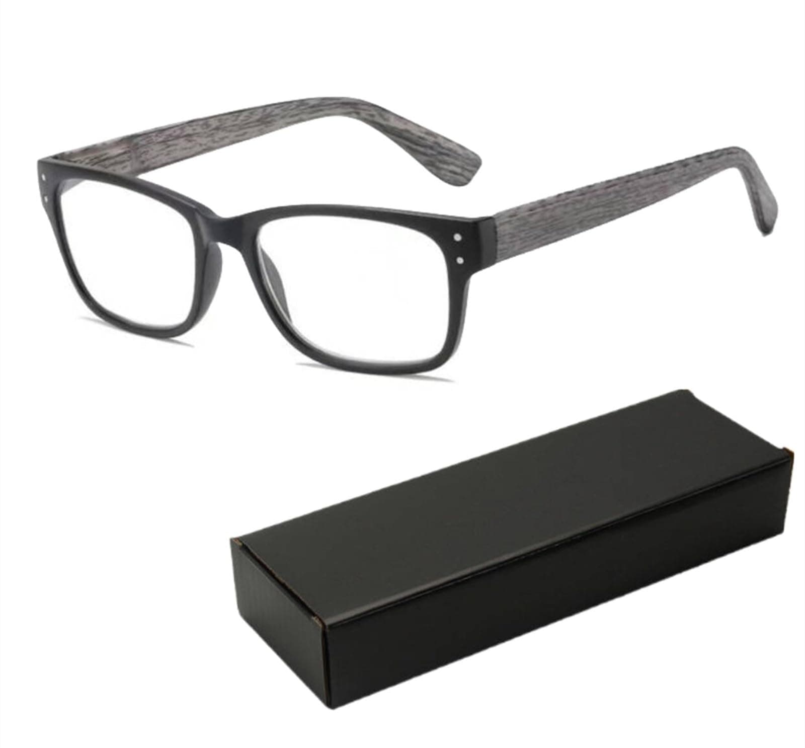 One Reading Power Glasses Readers Adjustable Eyeglasses Auto focus Flex Dial Vision .5-2.5x Strength