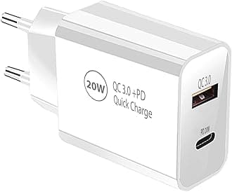 PipestationUSB C Charger Fast Charging with USB & USB-C PD 3.0A - USB C Travel Adapter Plug - Fast Charging Type C Charger for Mobile - Compact and Efficient Design Multiple Chargers