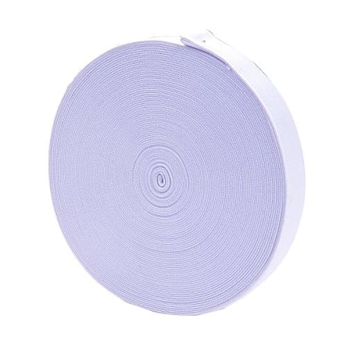 eborder 20 Yard White Sewing Elastic Band Spool(1 Inch)