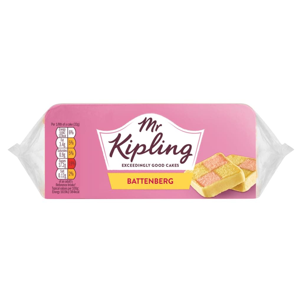 Mr Kipling Family Battenburg Cake 225g