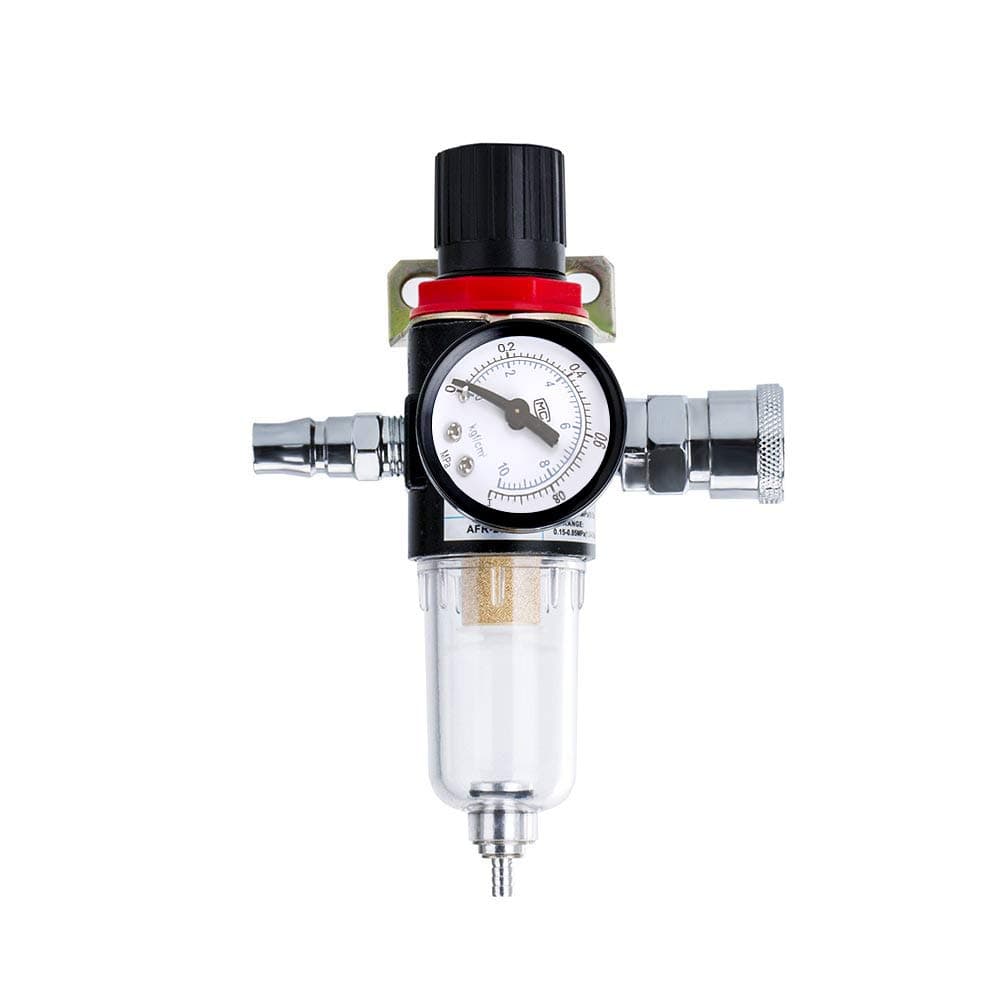 Windyus 1/4" BSP Air Compressor Airbrush Filter Moisture Trap Oil Water Separator Regulator Lubricator