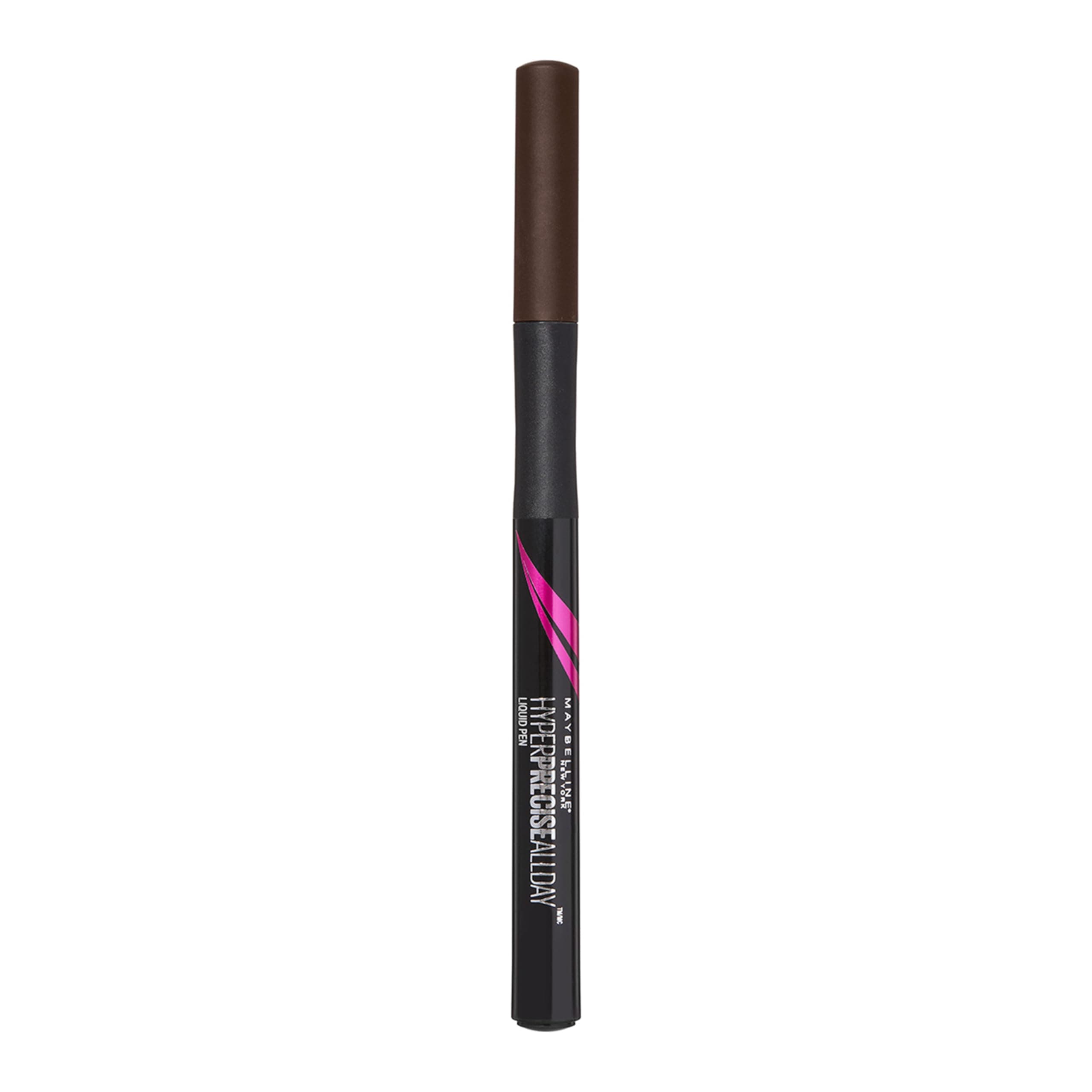 Hyper Precise All Day Liner, Ultra-Thin Felt Tip Brush For Easy Control, Waterproof, Smudge-Proof, Super-Saturated Pigments For Precise Lines, Forest Brown