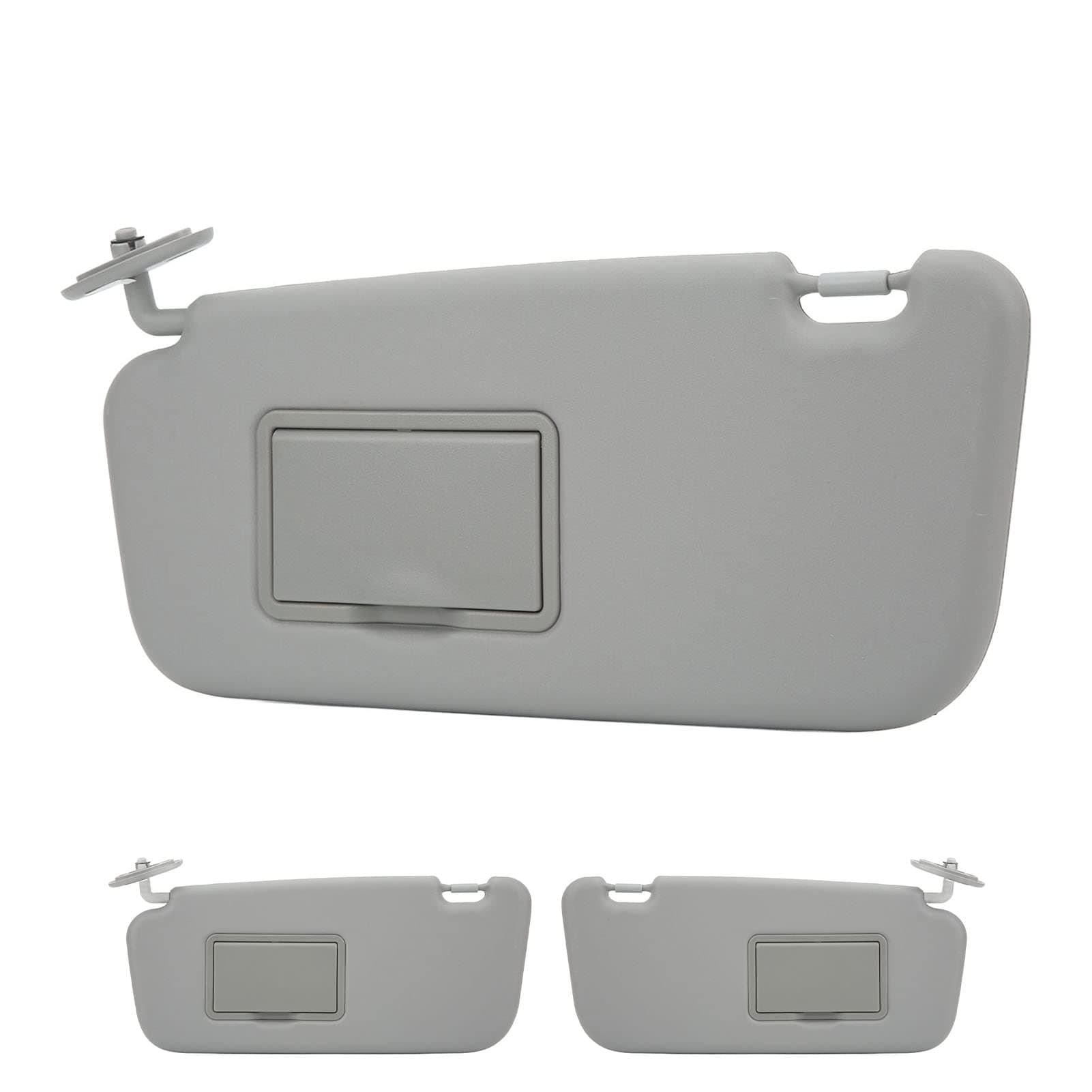 Car Sun Visor, Car Inside Sun Visor Glare Guard Grey 85220 1C200QS Replacement for GETZ 2002‑2011(Right)(Left)