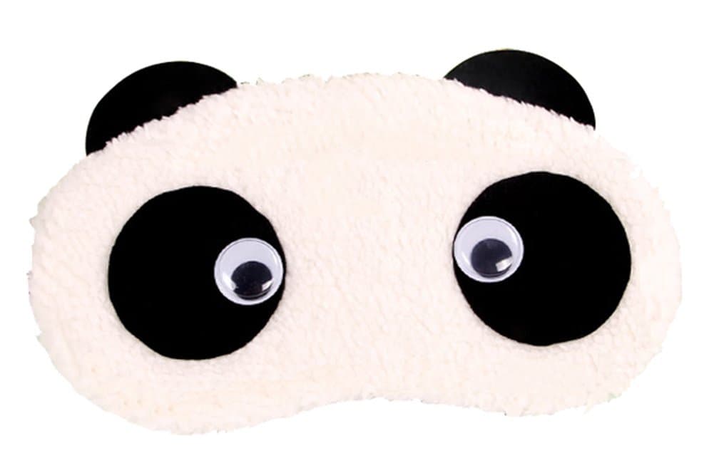 RemeeHiPlush Comfortable Cute Panda Eye Mask with Removeable Ice Bag Relieves Insomnia and Stress 6#