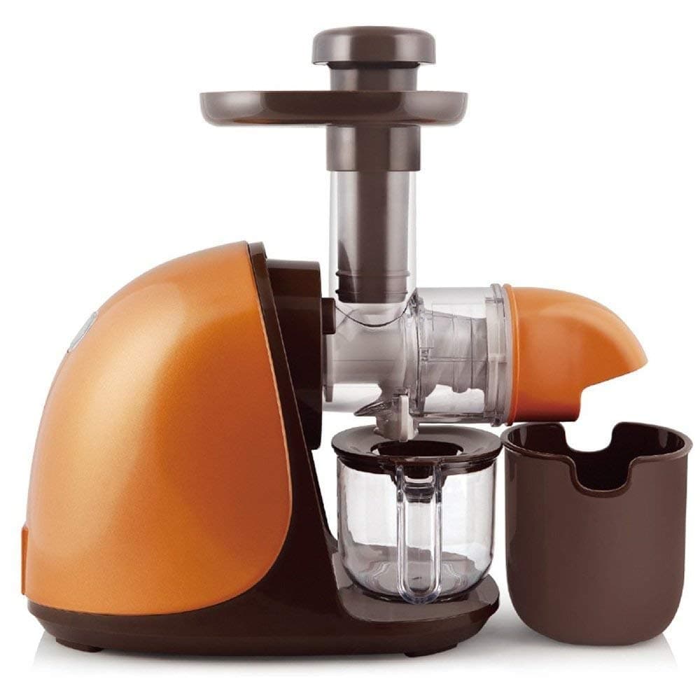 HhGold Juicer By Juicer Home Automatic Multi-purpose Sugar Cane Pomegranate Juice Machine,Orange (Color : Orange, Size : -)