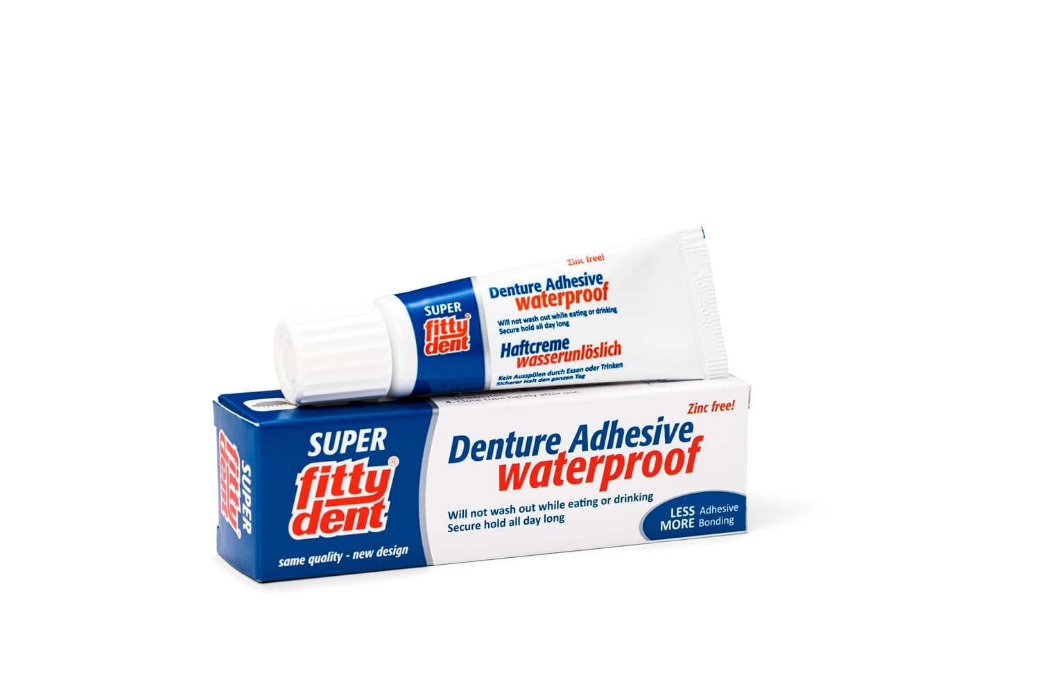 Fittydent Super Denture Adhesive Cream 20g | Strong Hold Denture Fixing Cream | Long Lasting Secure Fit for Full & Partial Dentures
