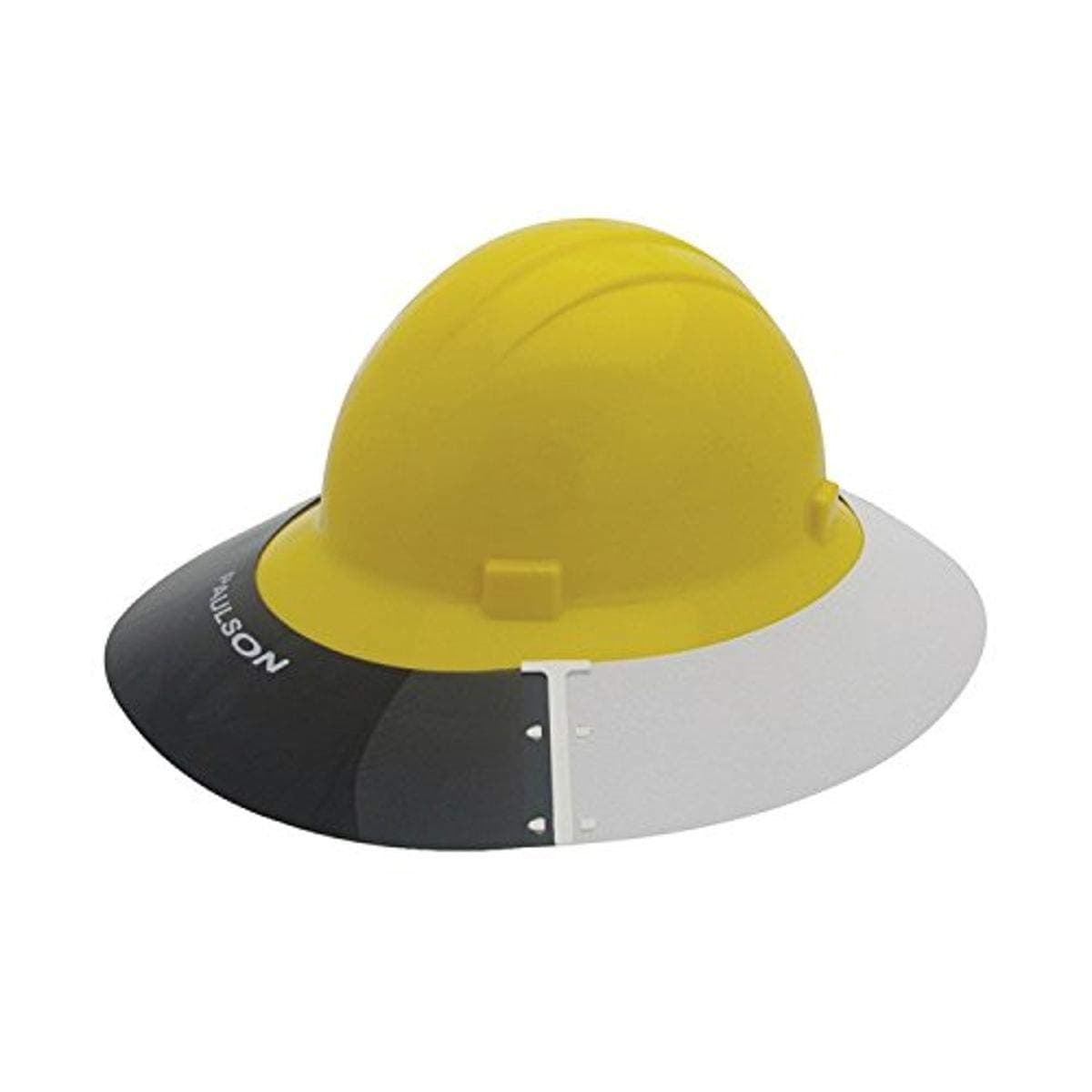 Delta Plus AS4E2 Americana FB Sun Shield Hat, White/Black/Yellow (WEL17986WHSM)