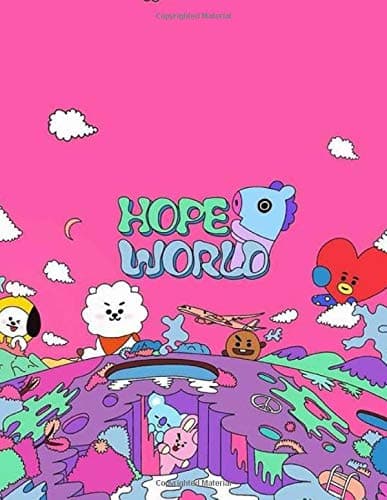 BT21 wide ruled Journal