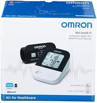 Omron M4 intelli IT with Bluetooth - Arm blood pressure monitor, Intelli smart cuff, Blood Pressure Monitor clinically validated