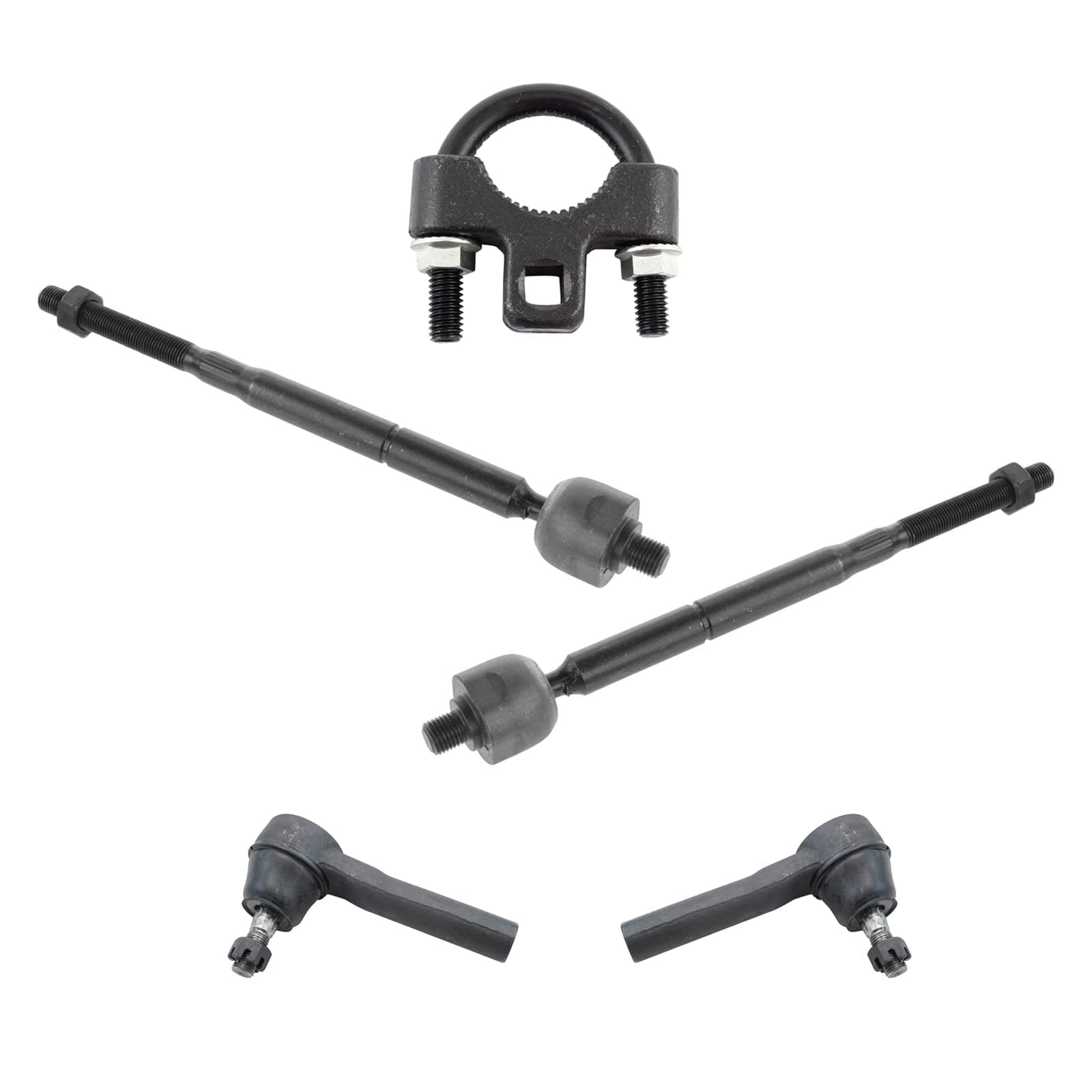 TRQ Front Inner Outer Tie Rod End Set w/Tool for Town & Country Grand Caravan