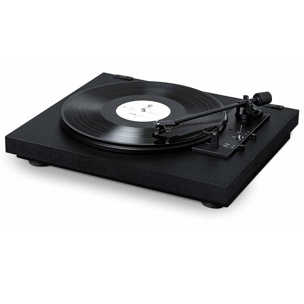 Pro-Ject Automat A1, Fully automatic turntable system with pre-adjusted OM 10 cartridge and built-in switchable Moving Magnet (MM) phono stage, Black