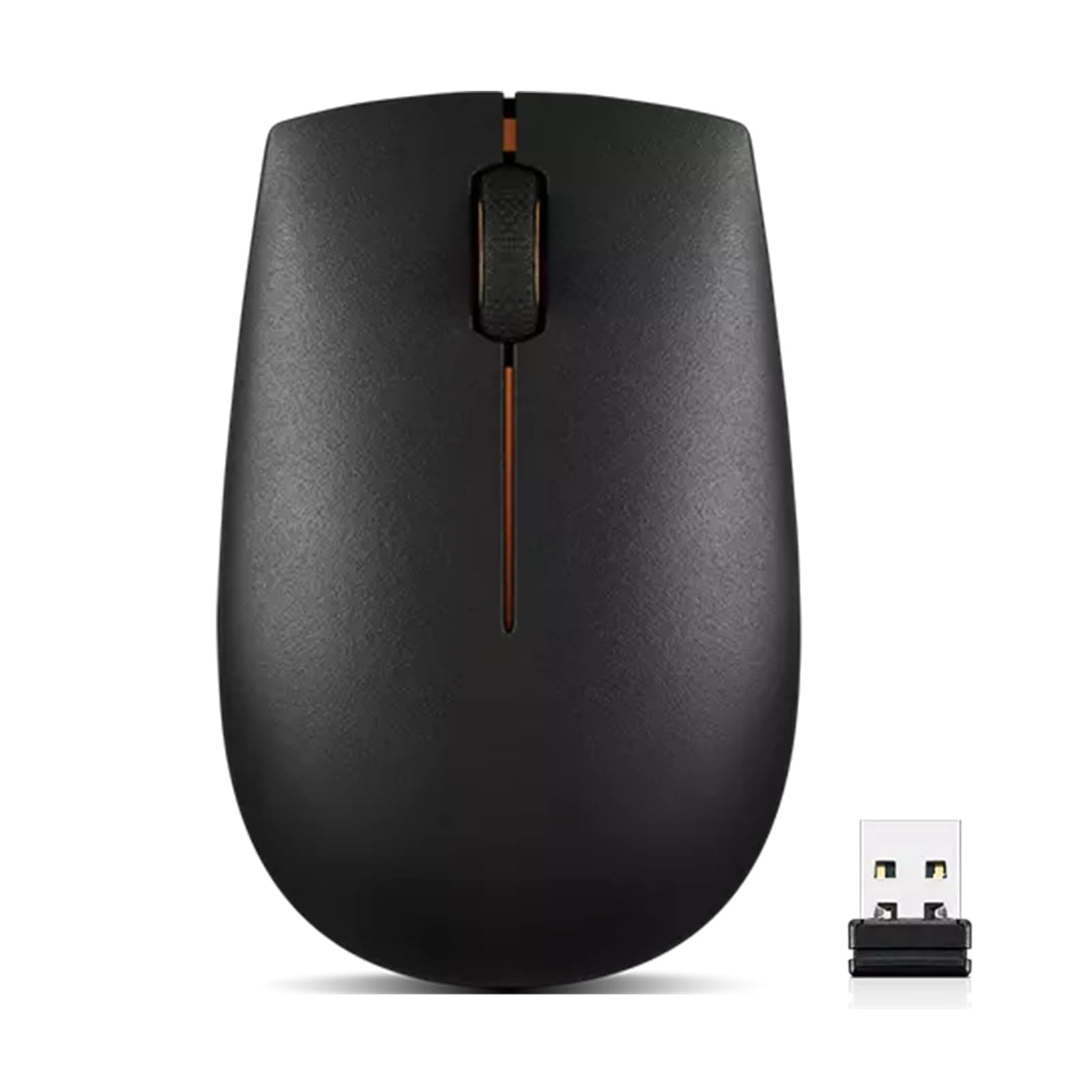 - 300 Wireless Mouse, Black, Computer Mouse for PC and Laptop with Windows, Ambidextrous Design, 2.4 GHz Nano USB Receiver, 12 Month Battery Life