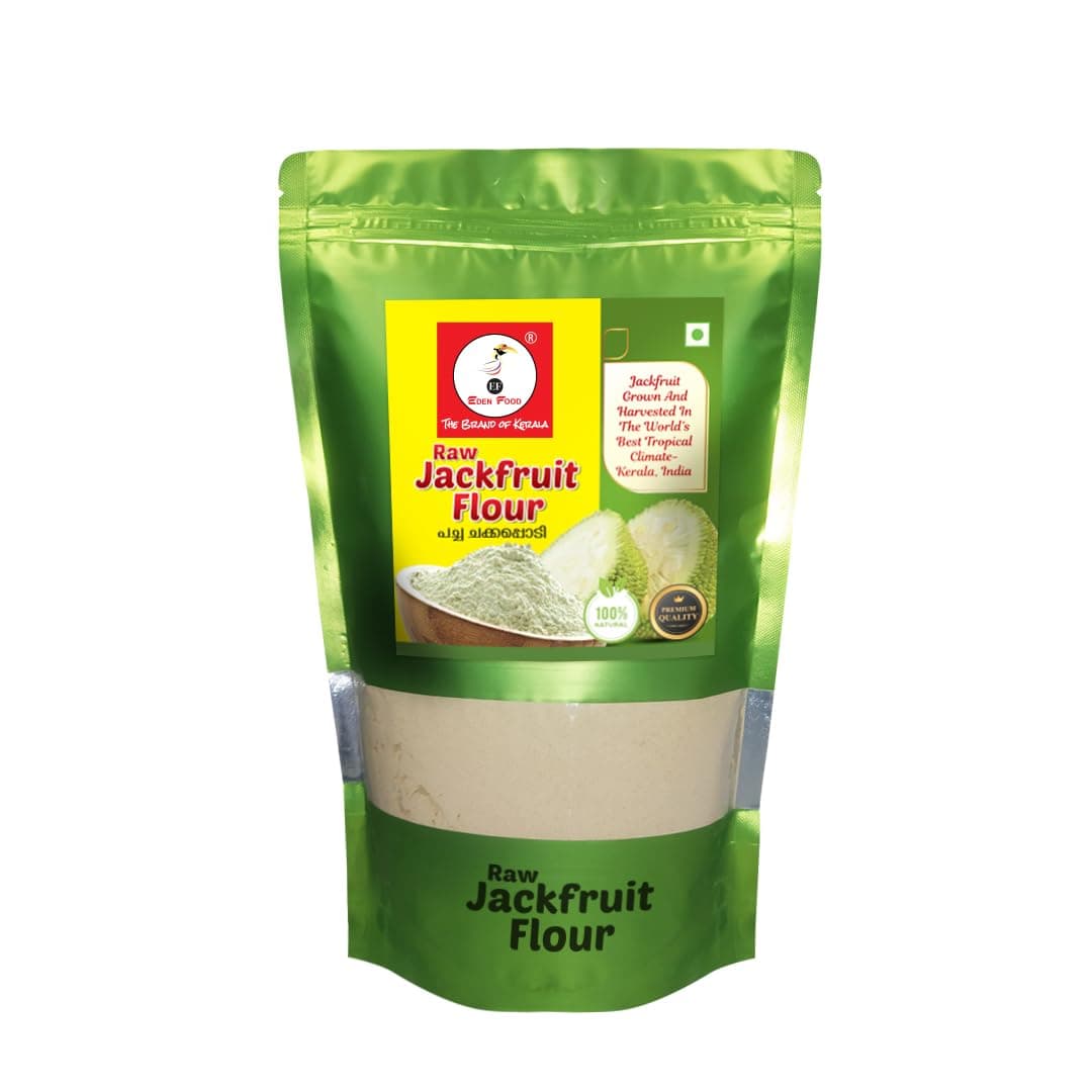 JACKFRUIT FLOUR FROM KERALA 800 G | ZERO BITTERNESS | NEUTRAL TASTE || JACKFRUIT GROWN AND HARVESTED IN KERALA TROPICAL CLIMATE | FROM EDEN______FOOD 800 GM