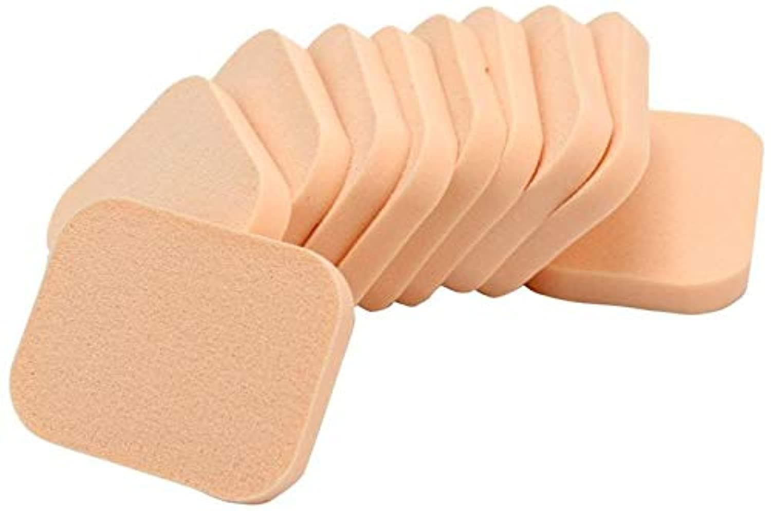 Other Soft Sponge for Makeup, 10 Pieces, Rectangular, Silicone