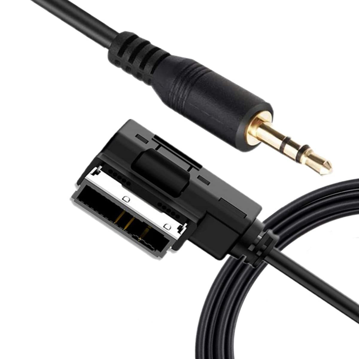 AMI MDI AUX Cable Adapter, 3.5 mm Audio Jack Aux-in Music Interface Cord for A1 A3 A4 A5 A6 A7 A8 Q3 Q5 Q7 TT & V-W